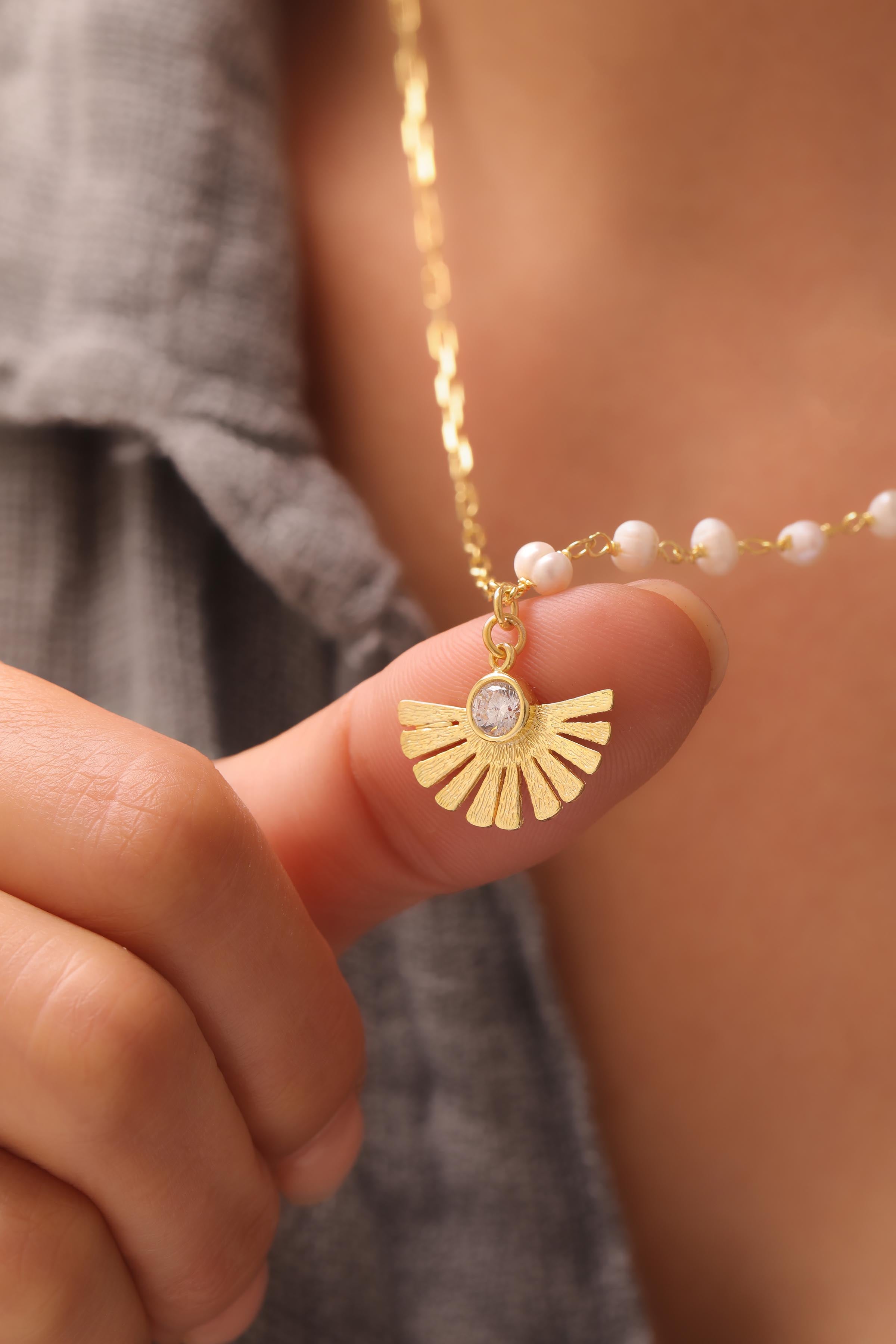 Sunrise Pearl Halskette