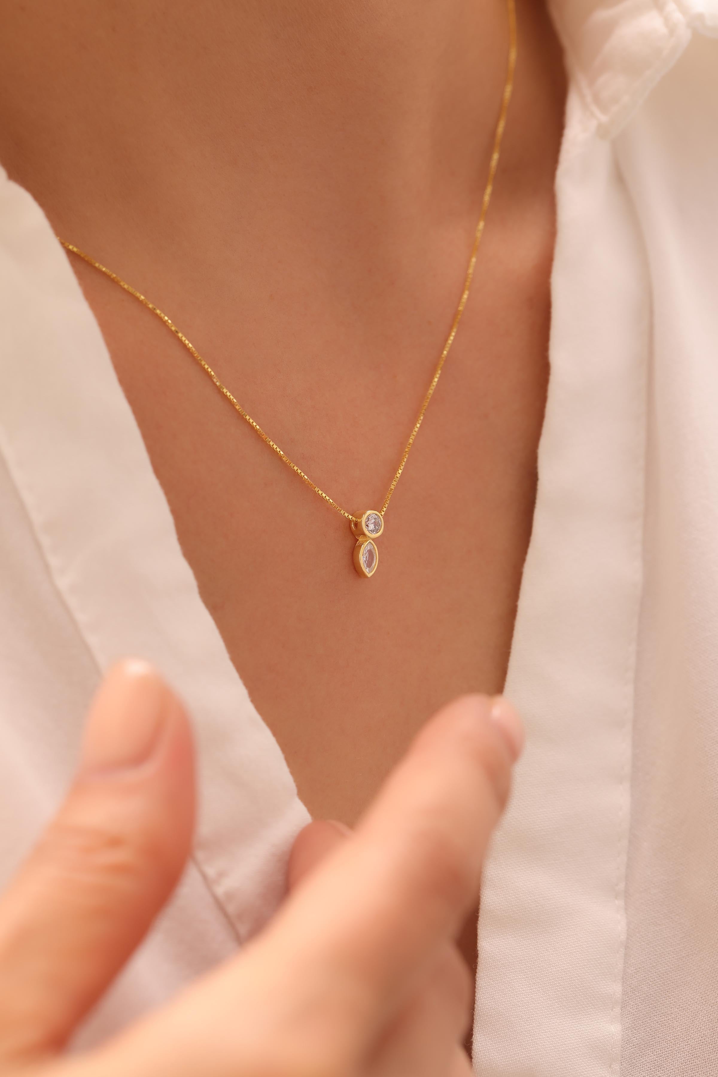 Twin Light Halskette