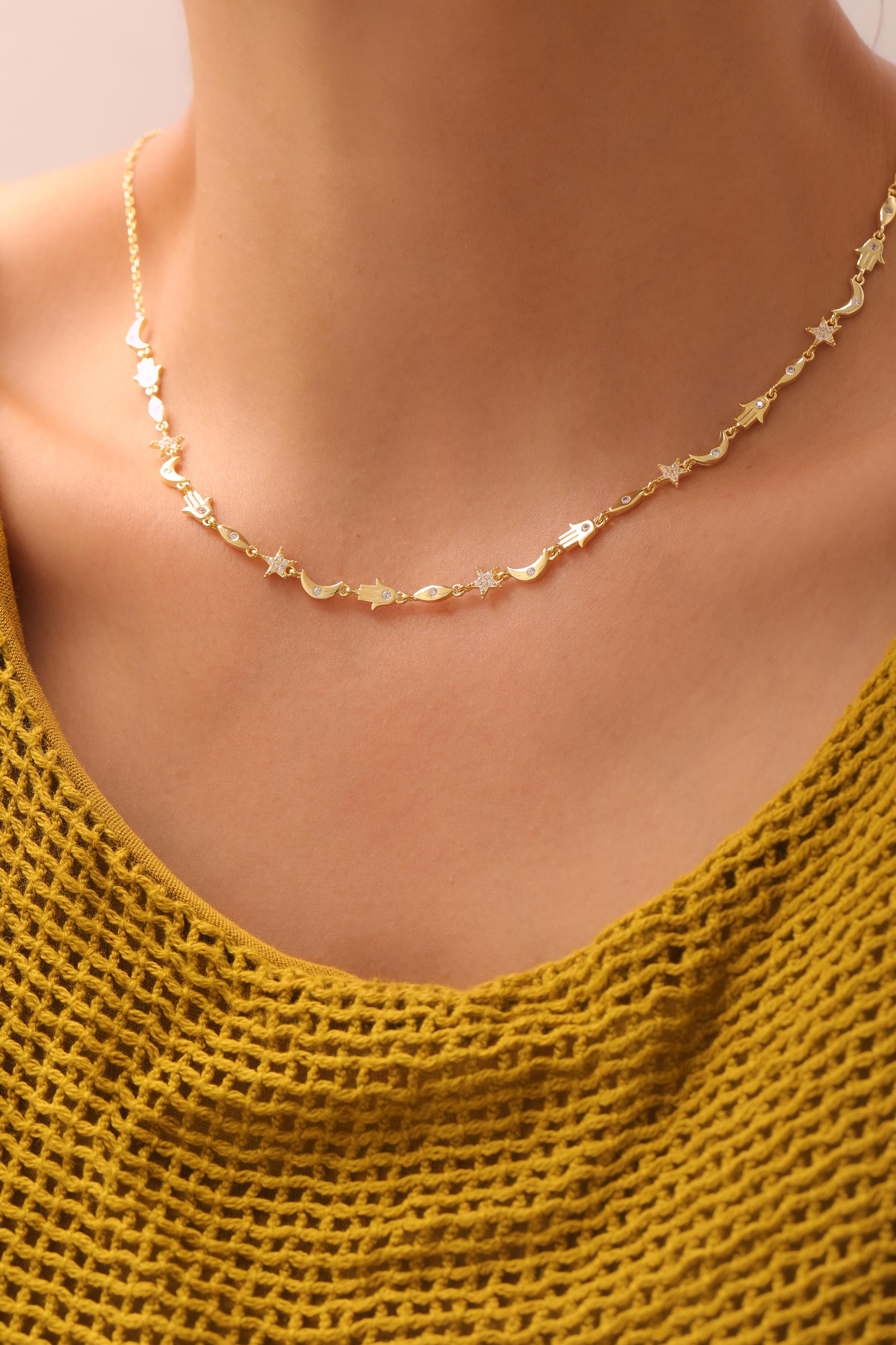 Fatimas Schutz Halskette