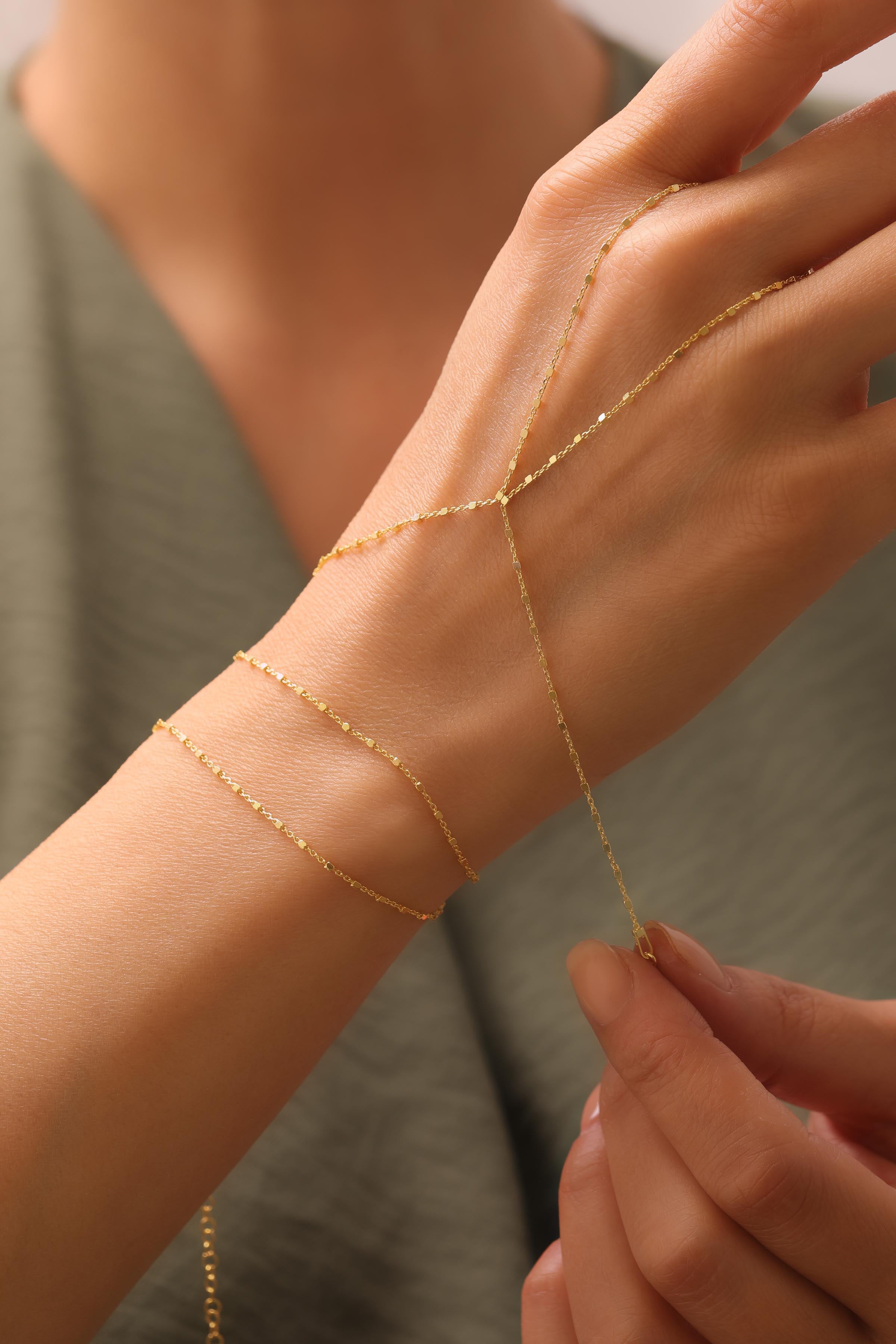 Golden Flow Handkette