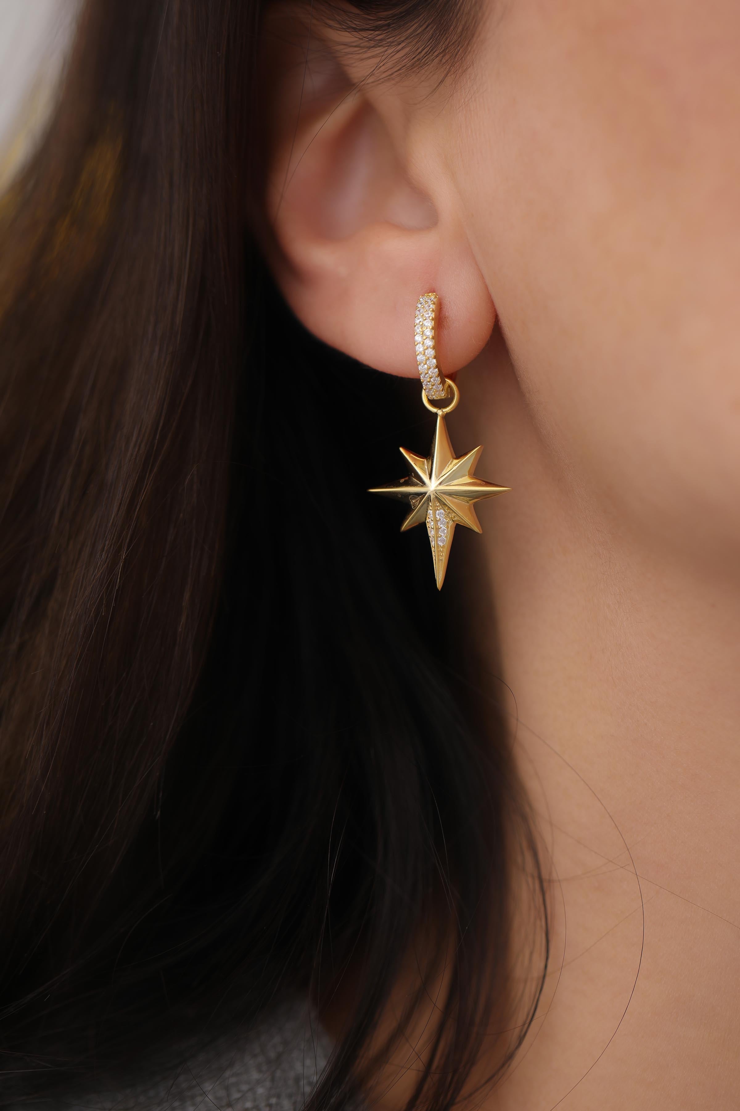 Stern der Klarheit Ohrringe