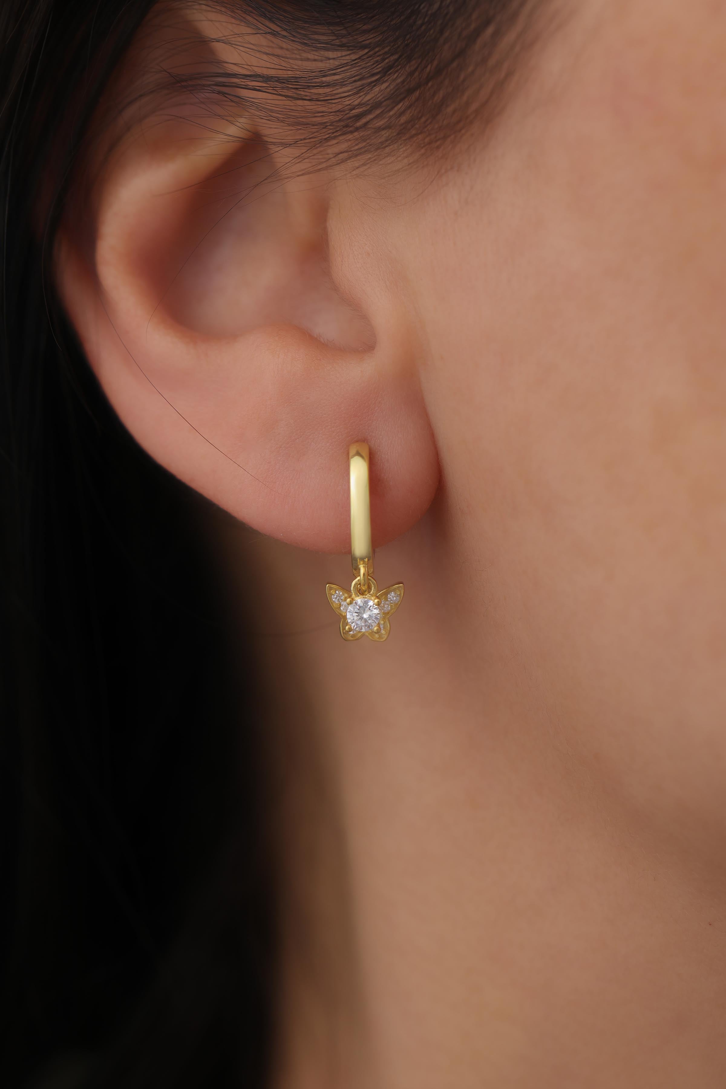 Shiny Butterfly Ohrringe