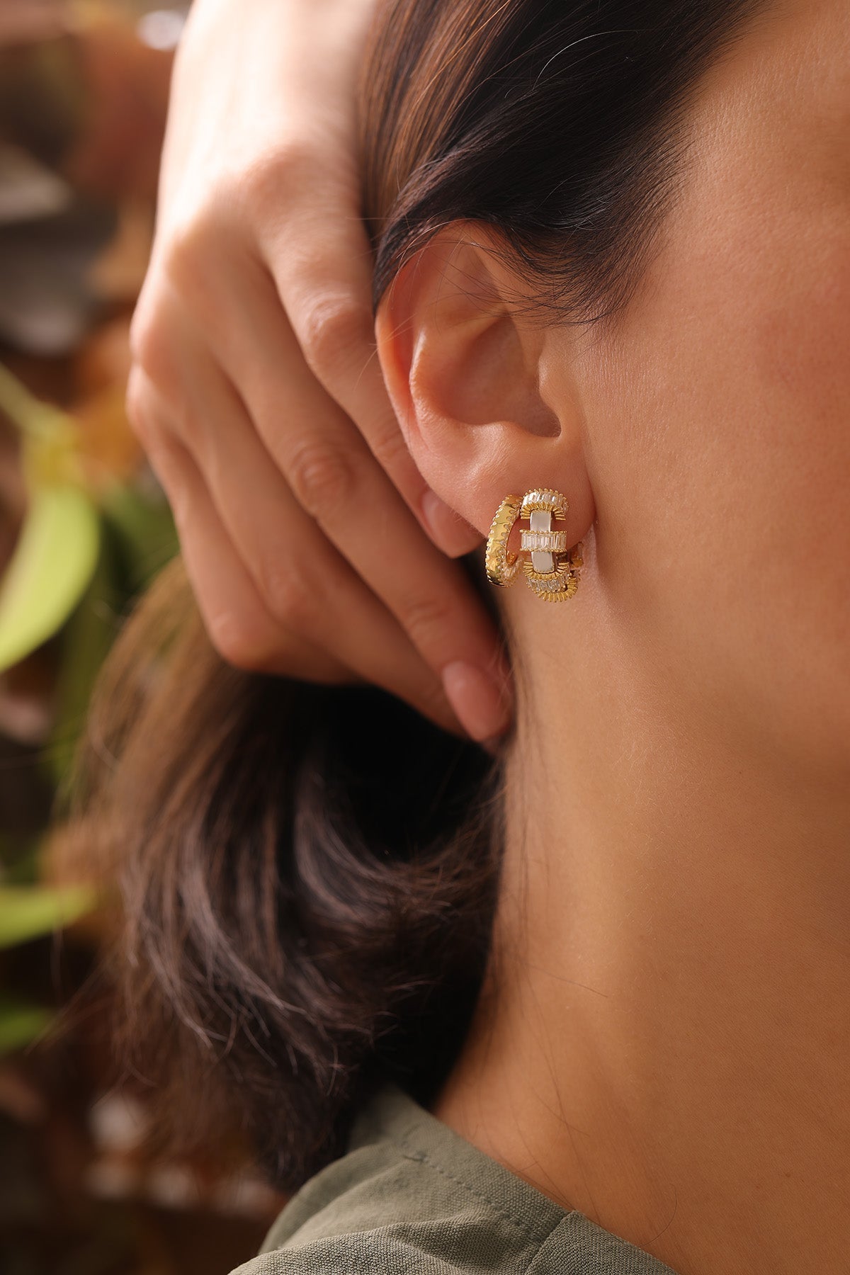 Golden Sunray Ohrringe