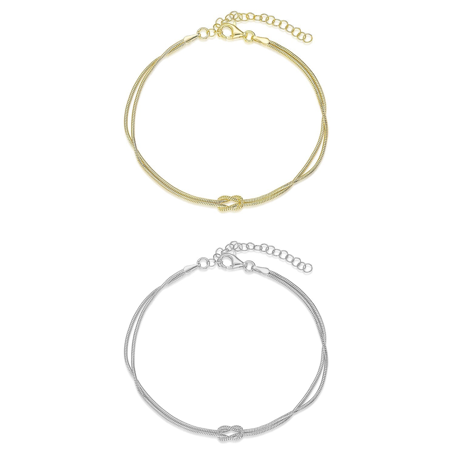 Liebesknoten Partnerarmband