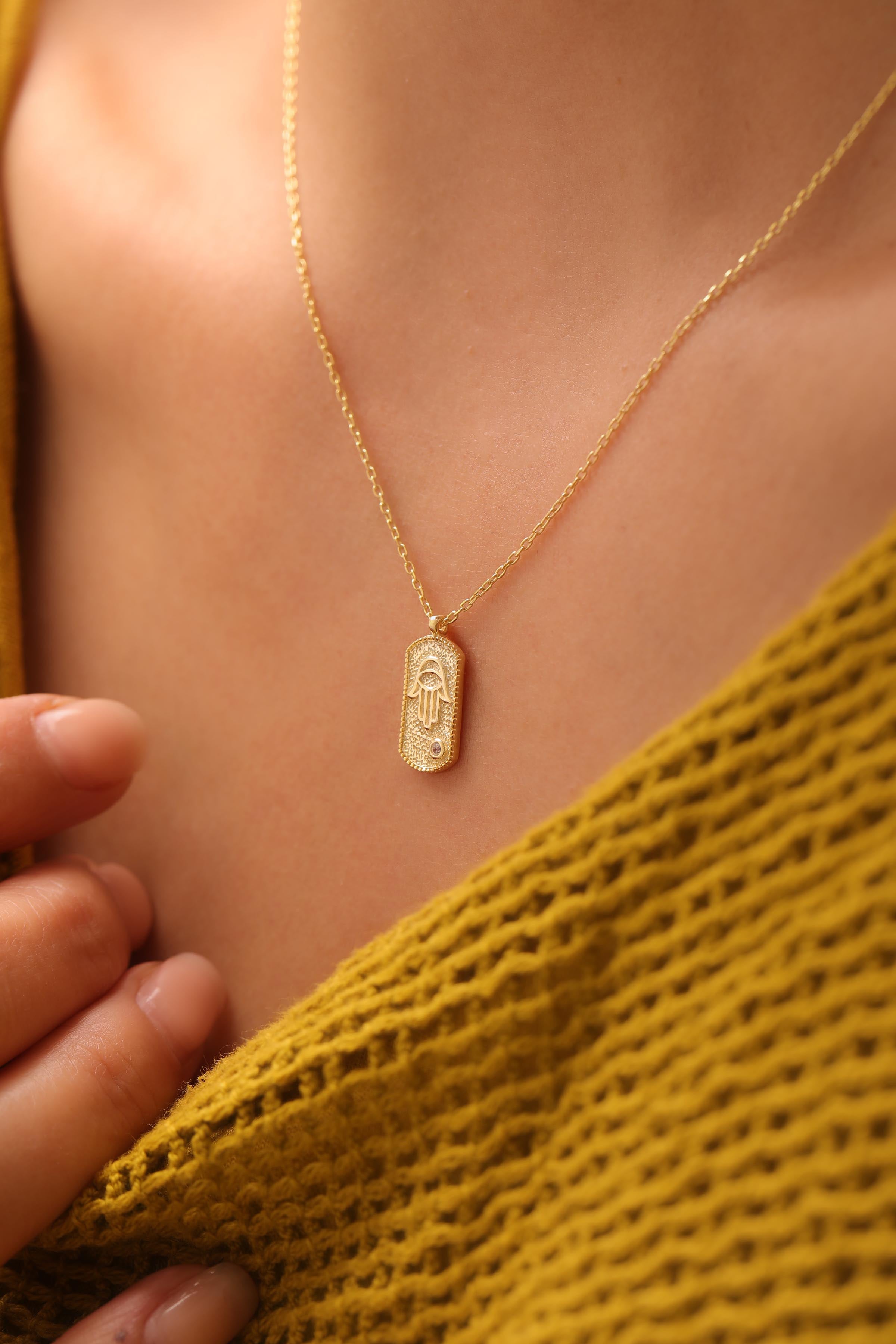 Fatimas Hand Amulett Halskette