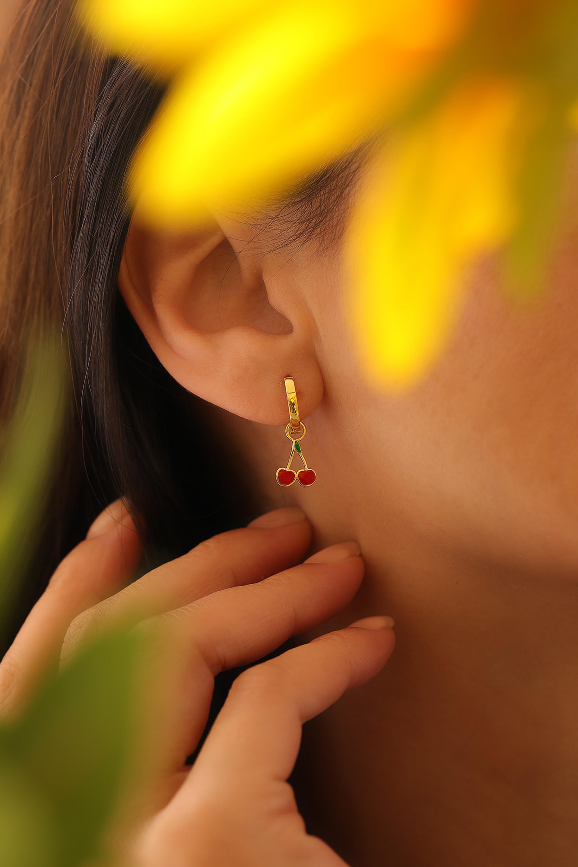 Cherry Glow Ohrringe