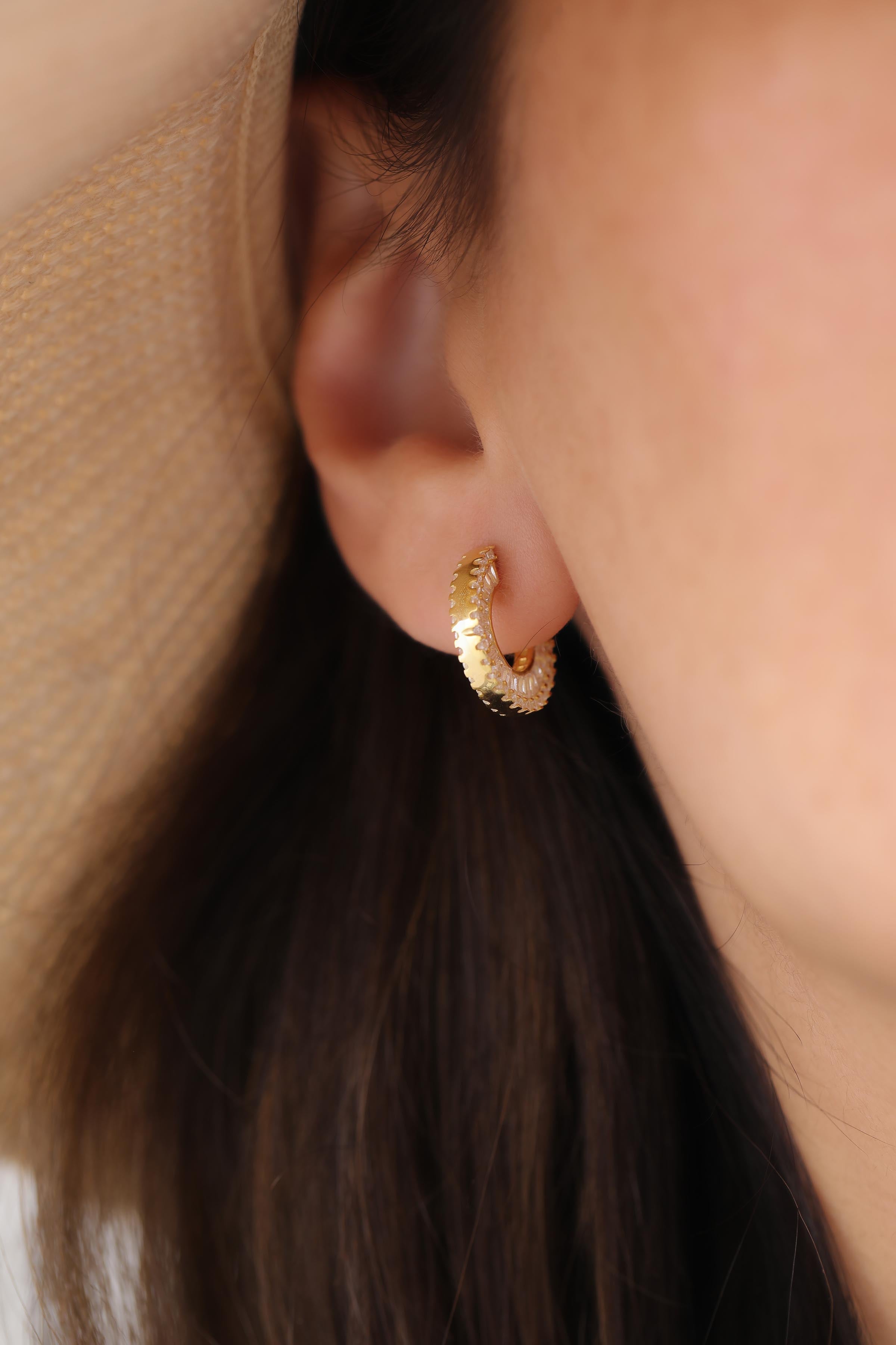 Golden Sunray Ohrringe