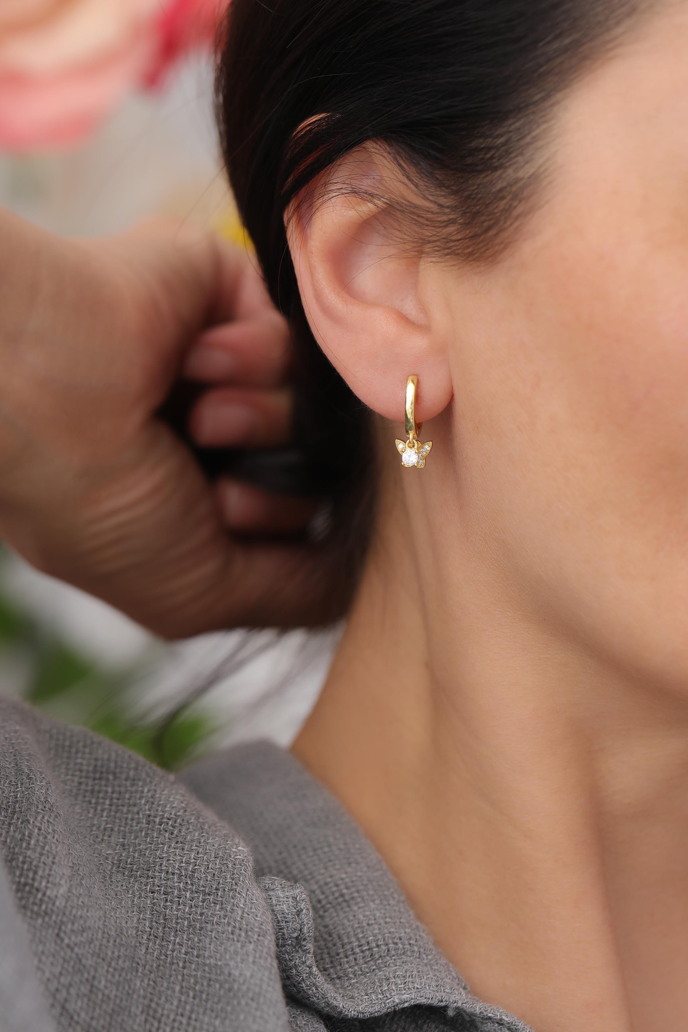 Shiny Butterfly Ohrringe