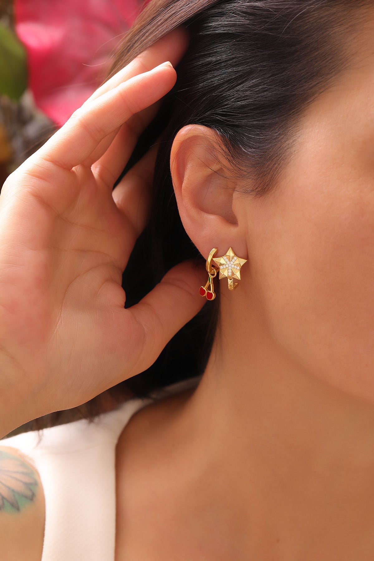 Cherry Glow Ohrringe